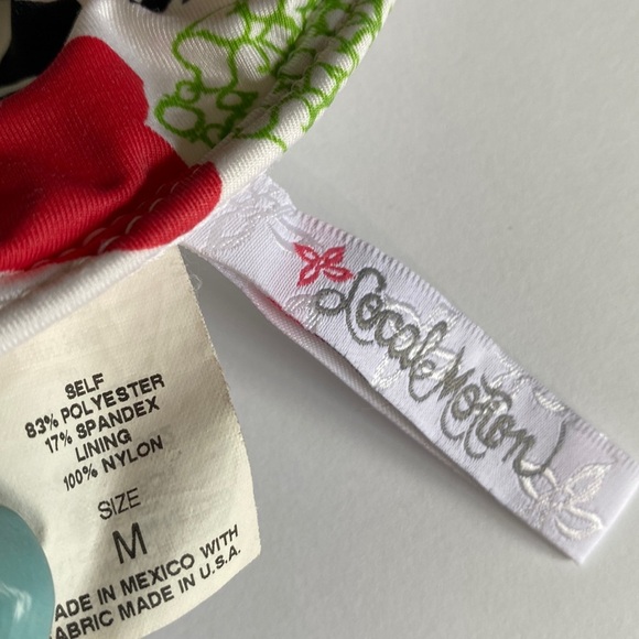 Local Motion Womens Hearts Bikini TOP ONLY, Size M - Picture 2 of 9